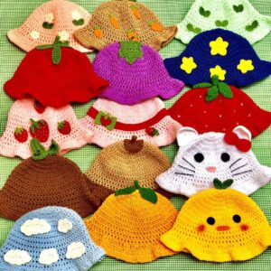 کلاه های میوه ای و عروسکی